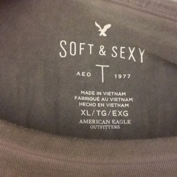 American Eagle Soft and Sexy T-Shirt Lace Shoulder - Picture 5 of 5
